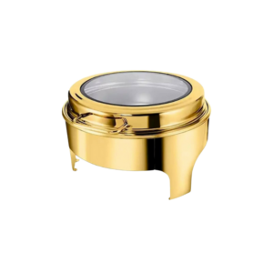 6.5 Litre Chafing Dish Round Soft Touch Gold