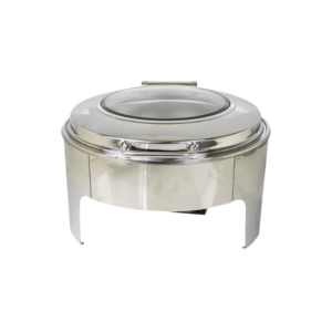 9 Litre Round Chafing Dish Soft Touch Silver