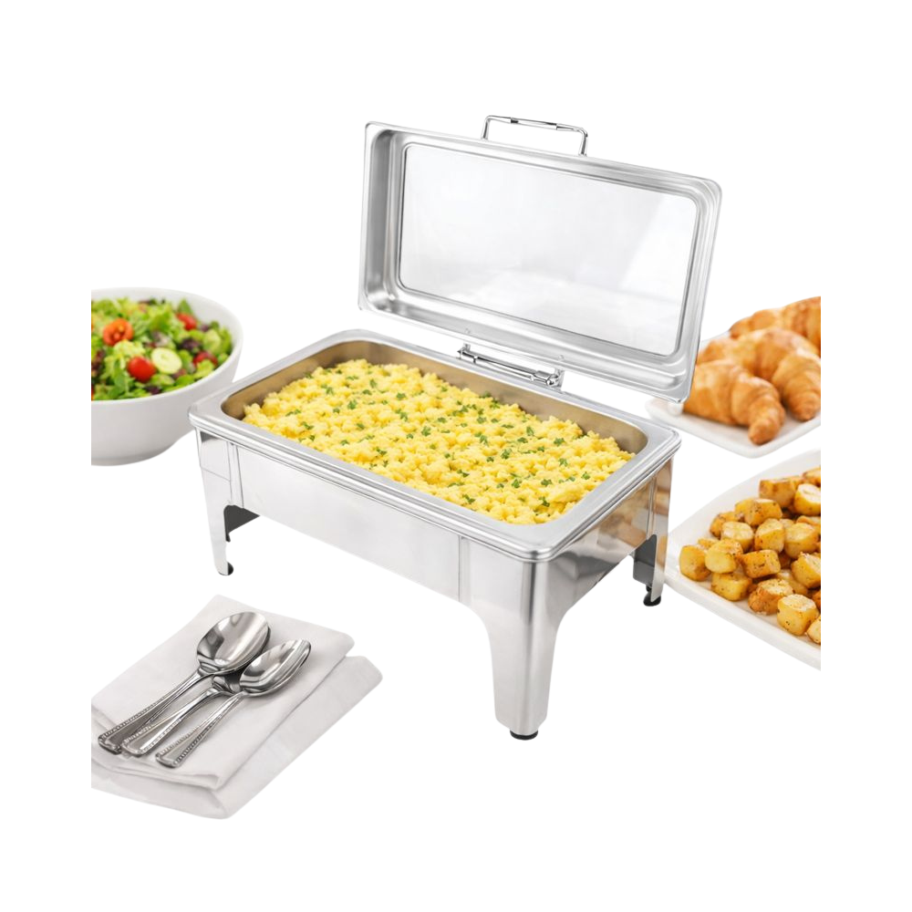 9L Chafing Dish Soft Touch Silver - Image 2