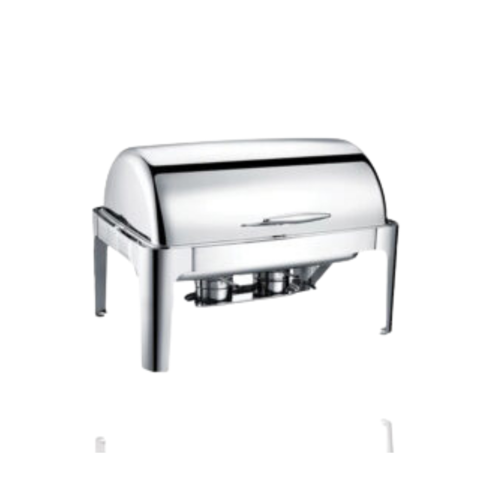 Chafing Dish Stainless Steel Rectangular-Rolltop 9L