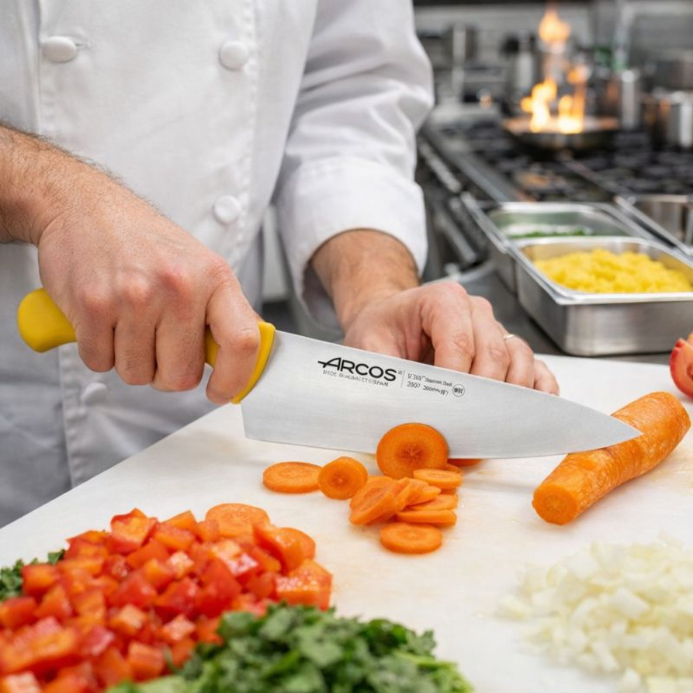 20cm Yellow Chef's Knife By Arcos - Image 3
