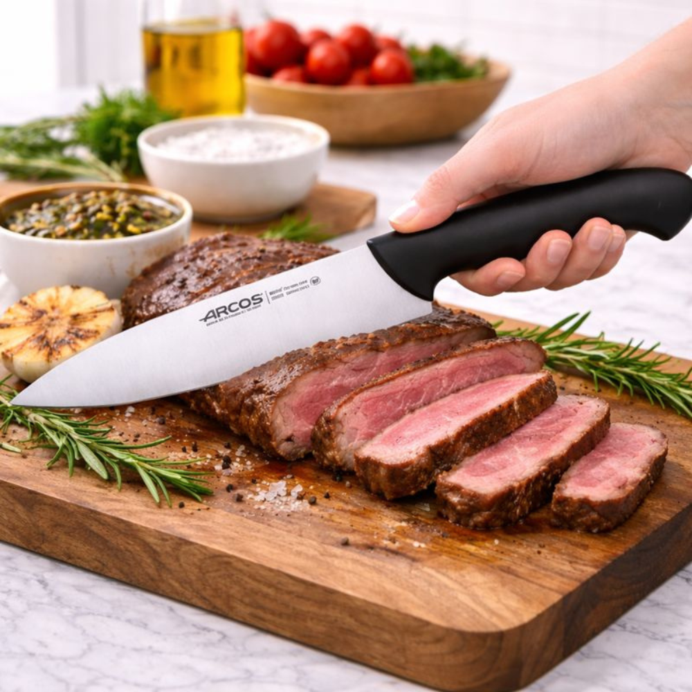 Black Cook Knife By Arcos 30cm - Image 3