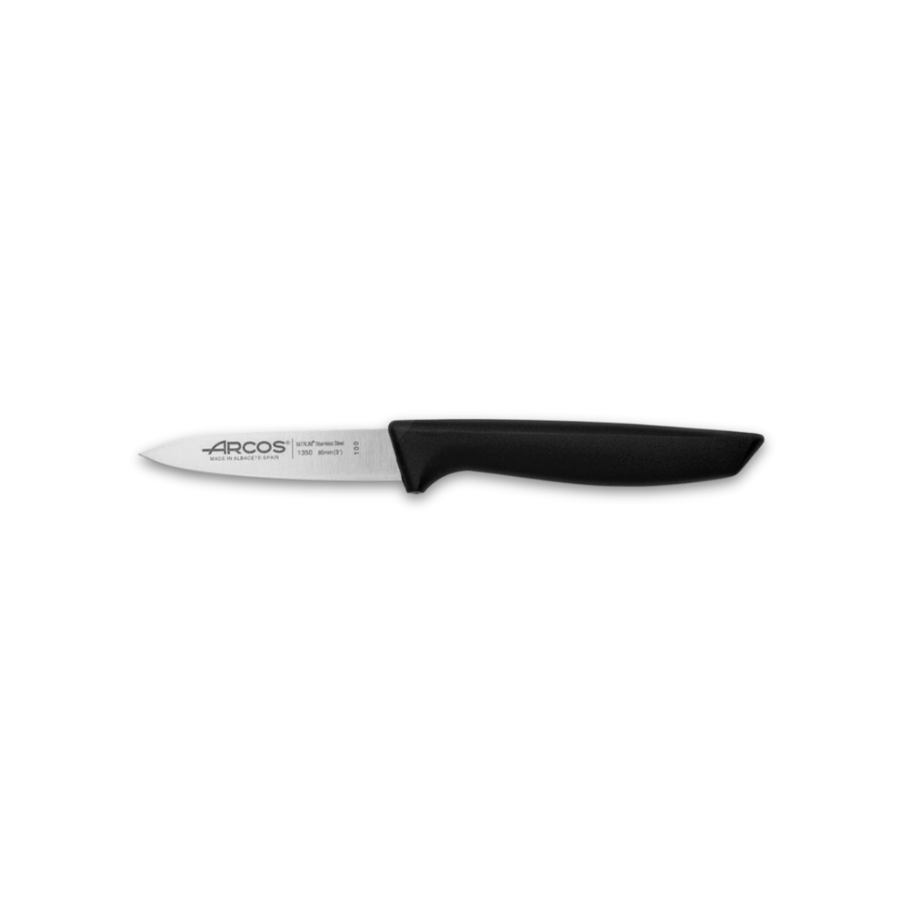 Black Paring Knife By Arcos 8cm
