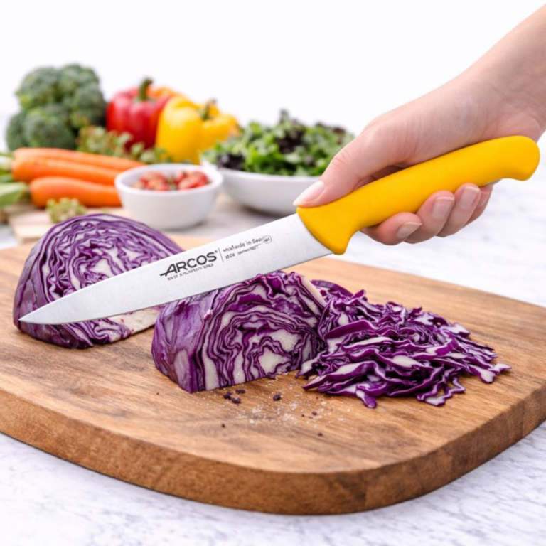 Yellow Cook Roz Yellow Cooks Knife By Arcos 25cm – Sattars Discount