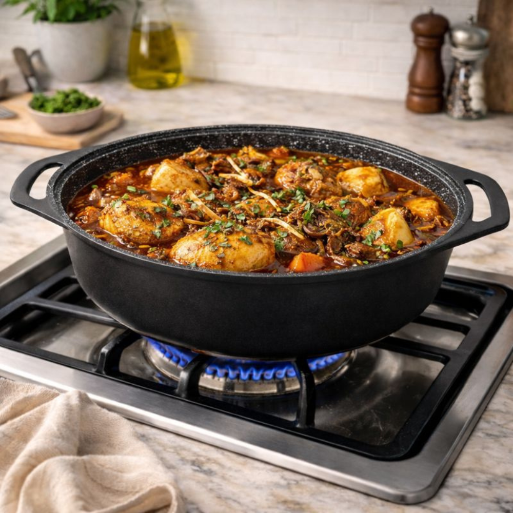 3-in-1 Black Aroma Cook (39.5×27.5cm) By Schumann - Image 3