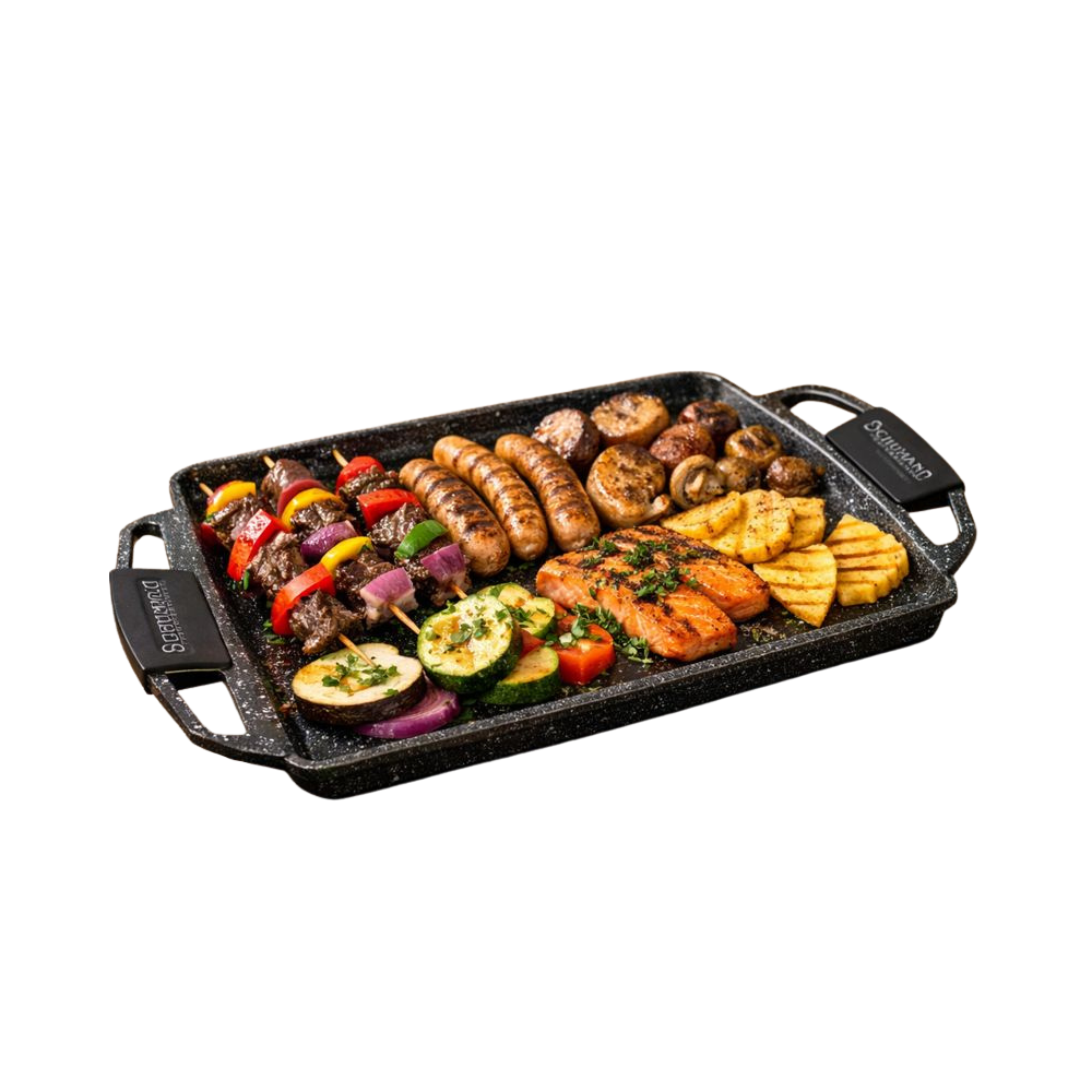 Professional Black Plancha Non-Stick 48cm By Schumann - Image 3