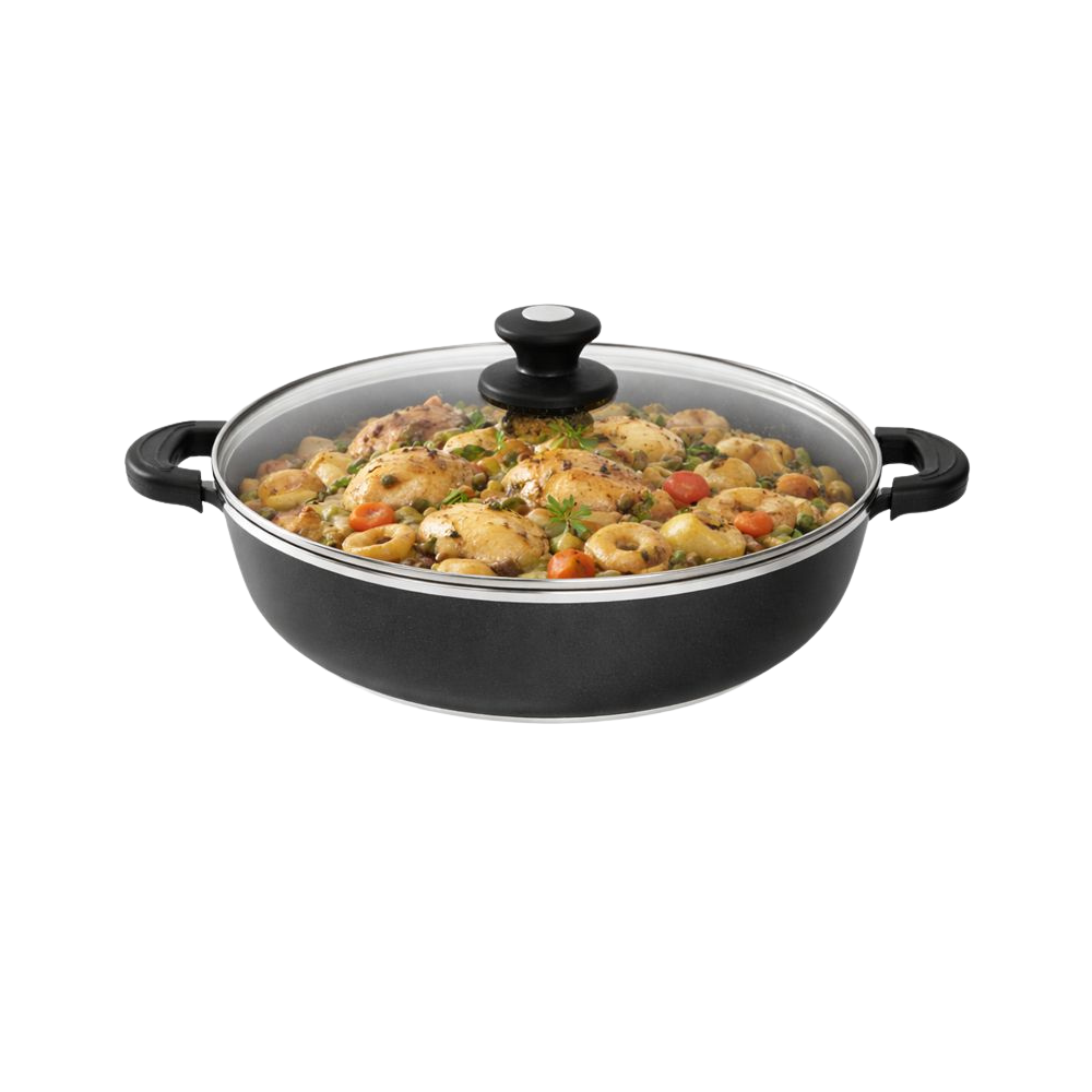 Shallow Blackrock Nonstick Pot By Schumann – 36cm - Image 2