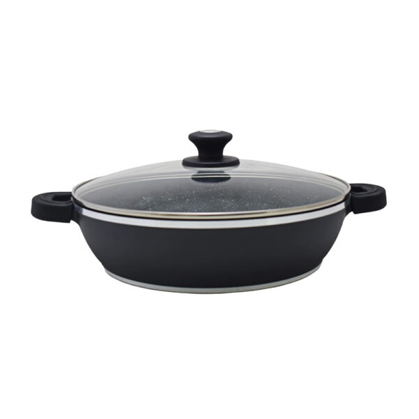 Shallow Black Pot By Schumann – 32cm – Sattars Discount