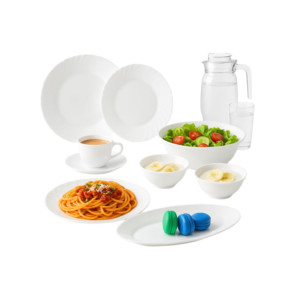 DINNER SET 46PC FESTON LUMINARC - Image 2