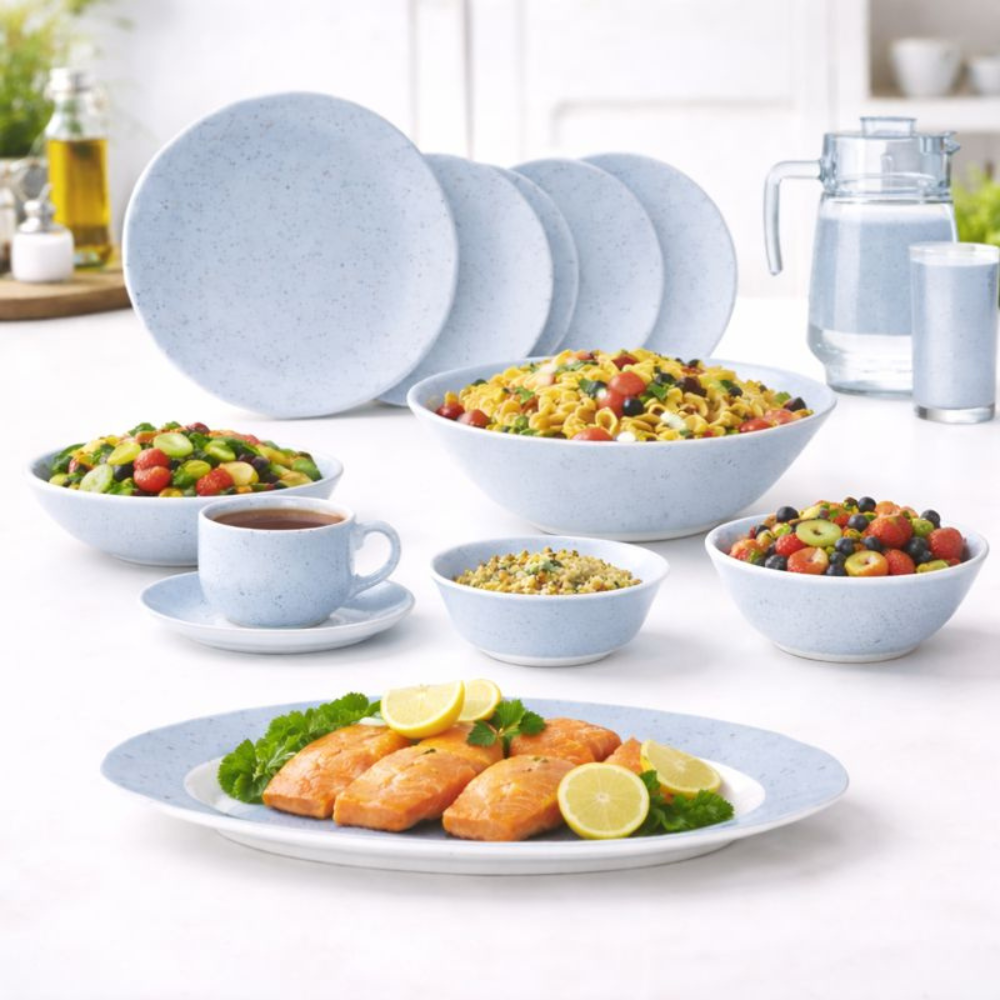 DINNER SET 46PC INGMAR BLUE – LUMINARC - Image 2