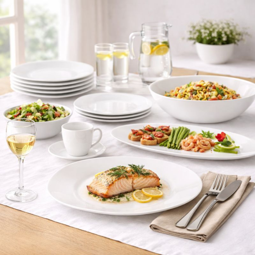 DINNER SET 46PC NEO CARINE – LUMINARC - Image 3