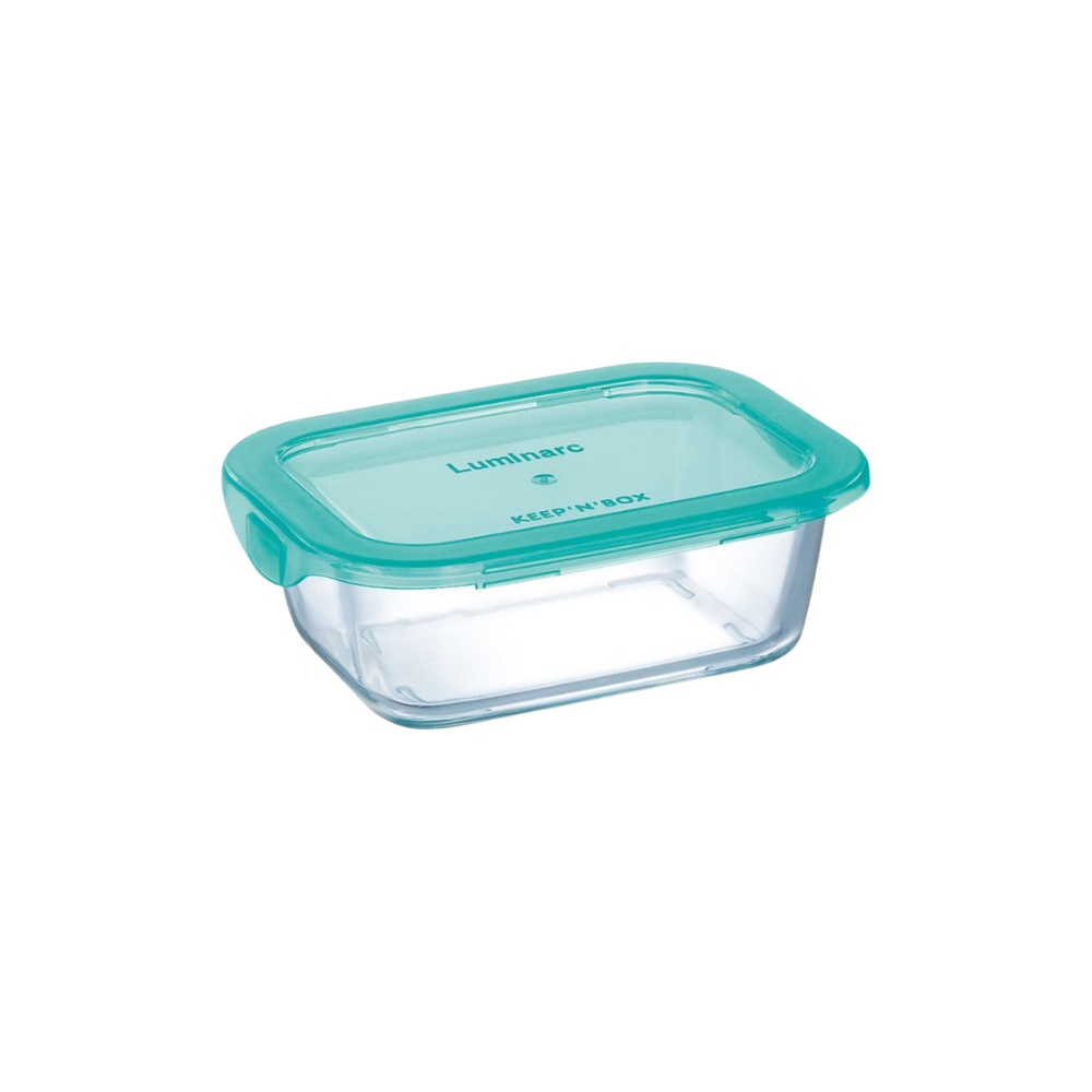 CONTAINER + LID RECTANGULAR 14cm / 380ml KEEP ’N BOX – LUMINARC