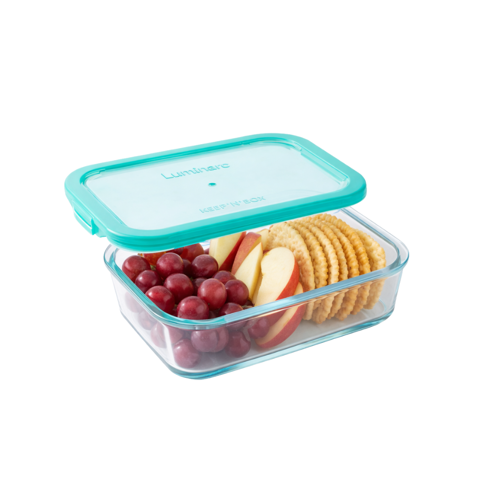 CONTAINER + LID RECTANGULAR 21cm / 1220ml KEEP ’N BOX – LUMINARC - Image 2