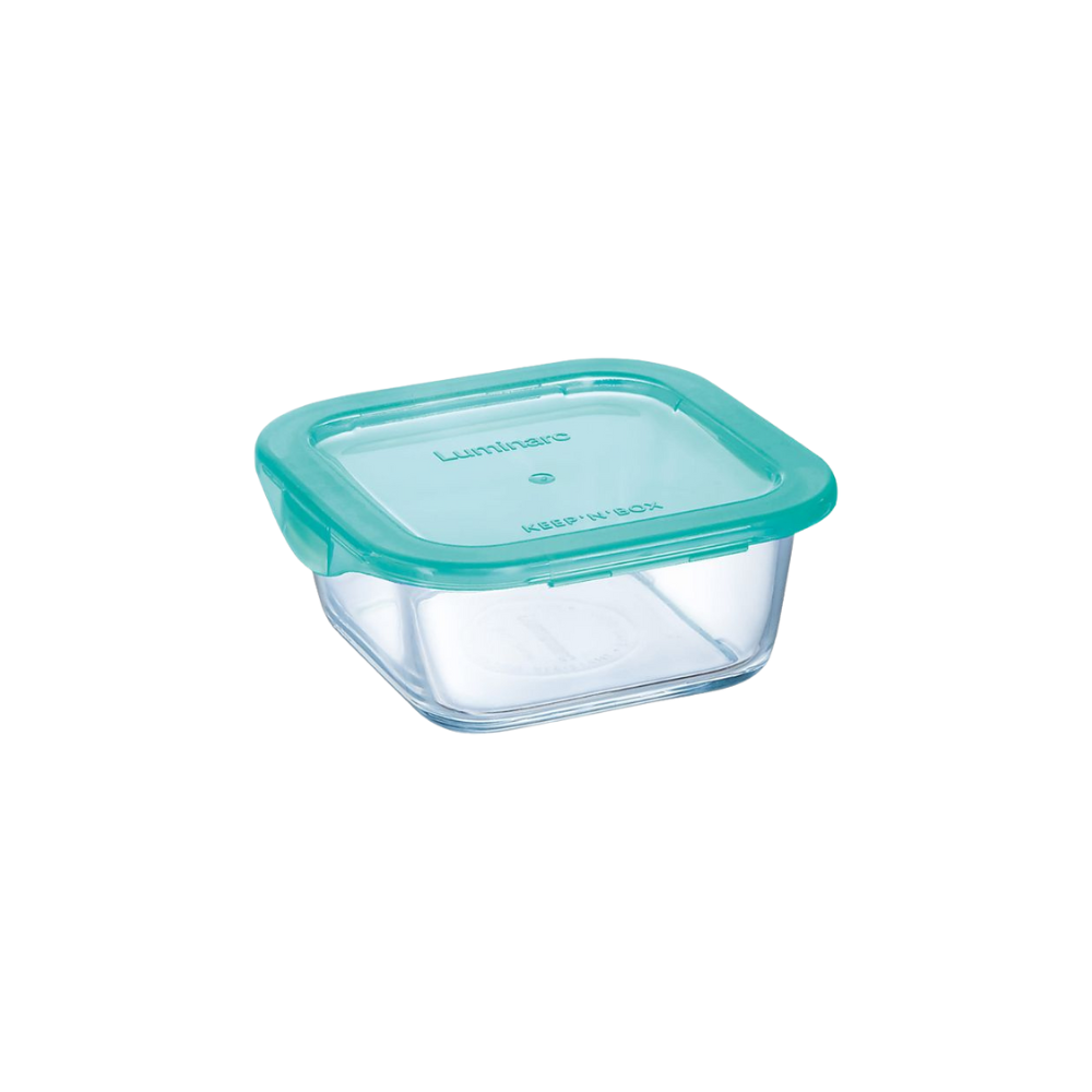 CONTAINER + LID SQUARE 12cm / 380ml KEEP ’N BOX – LUMINARC