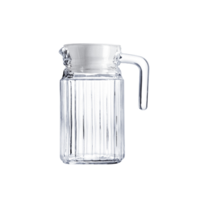 JUG + LID 15,5CM / 0.5L ANNEALED QUADRO - LUMINARC