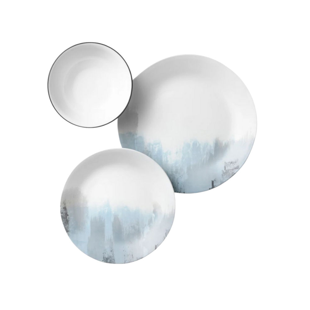DINNER SET 12 PC TRANQUIL REFLECTION - CORELLE - Image 2