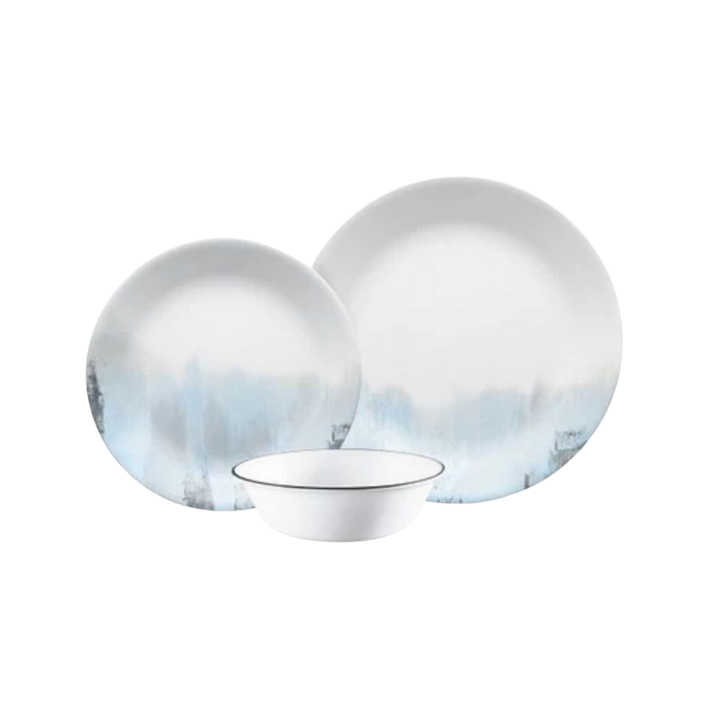 DINNER SET 12 PC TRANQUIL REFLECTION - CORELLE