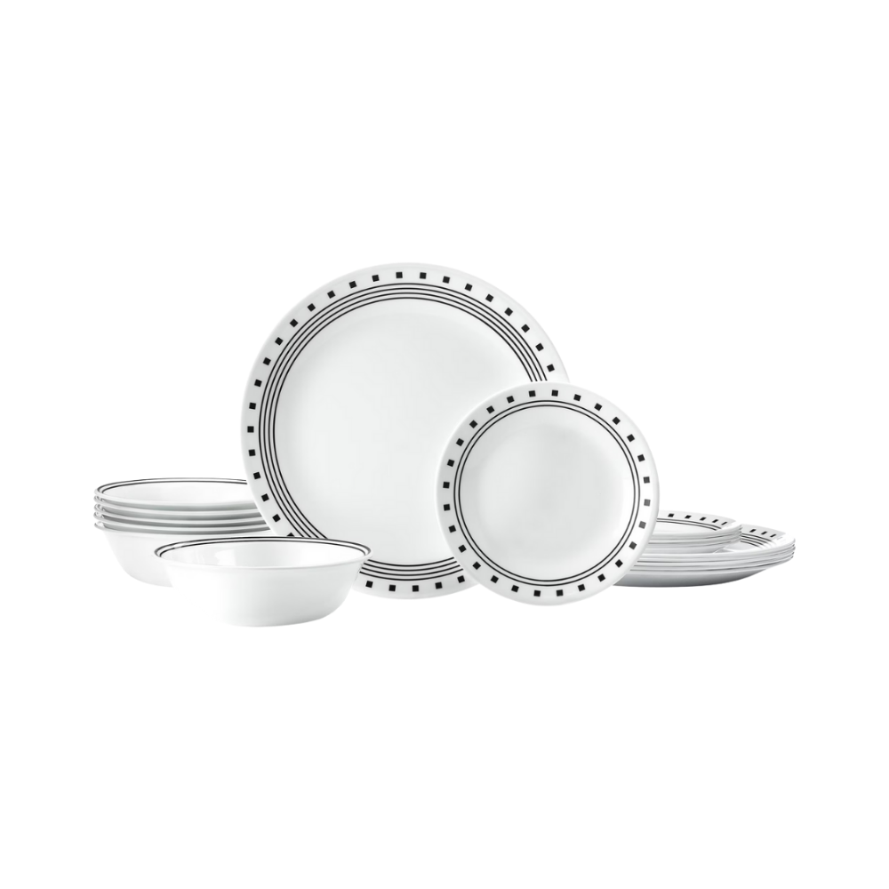DINNER SET 18PC CITY BLOCK – CORELLE