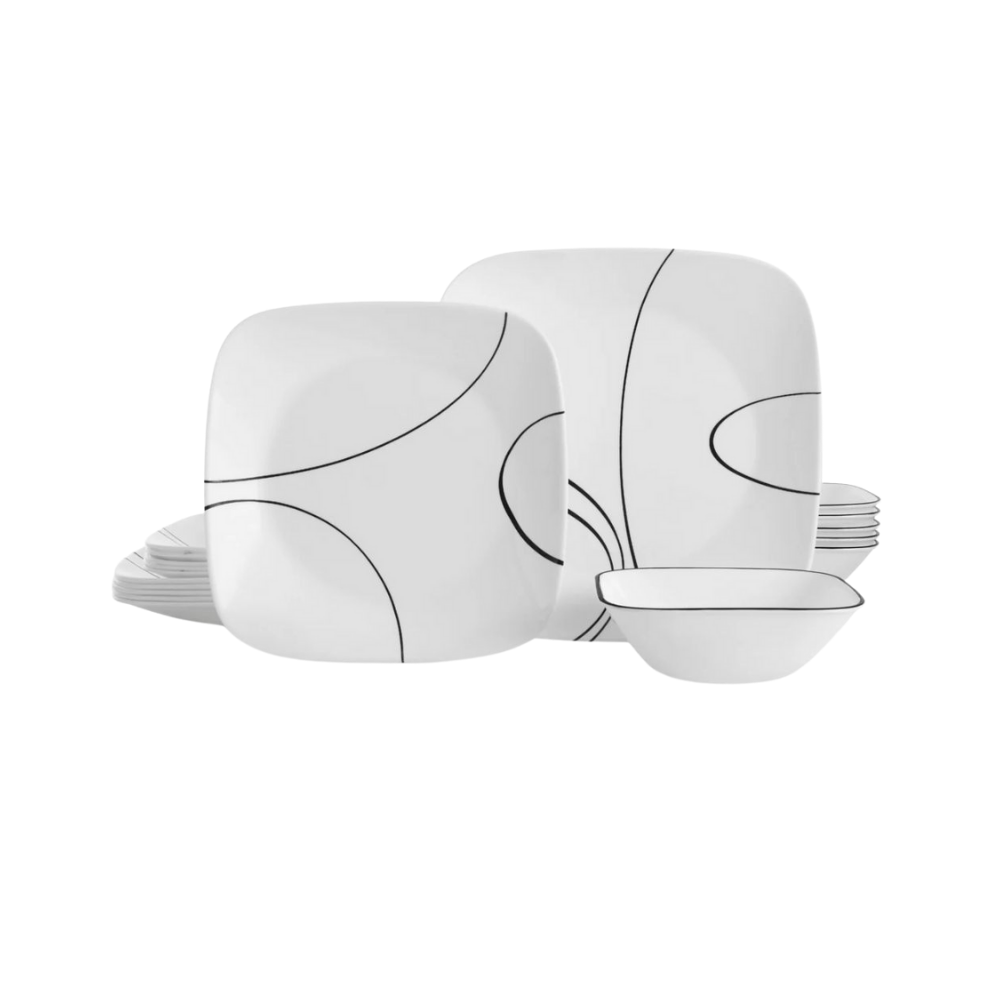 DINNER SET 18PC SIMPLE LINES - CORELLE