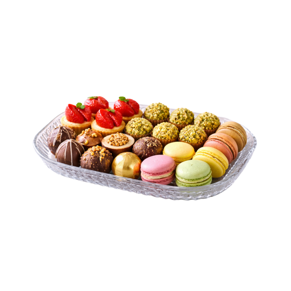 PLATTER RECTANGLE 29CM VETRO KAVEH GLASS - Image 2
