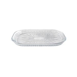 PLATTER RECTANGLE 29CM VETRO KAVEH GLASS