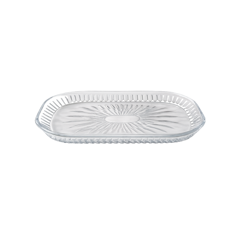 PLATTER RECTANGLE 29CM VETRO KAVEH GLASS