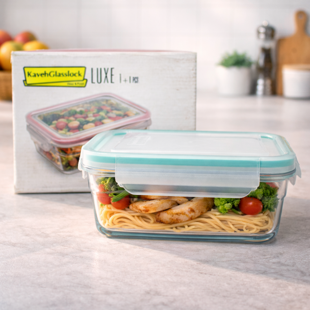 CONTAINER + LID RECTANGULAR - 18X13CM LUXE3 KAVEH - Image 3