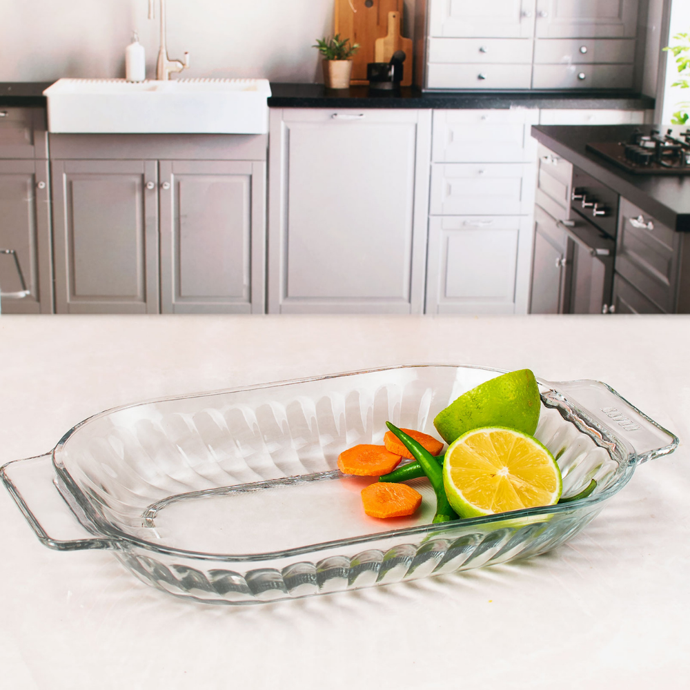 30CM SHELL GLASS PLATTER - KAVEH (GIFT BOX) - Image 3